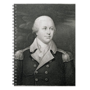 Generaal-majoor Nathaniel Greene (1742-86), gegrav Notitieboek