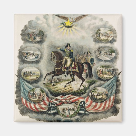 Generaal-majoor William Henry Harrison, c.1813 Magneet (Voorkant)