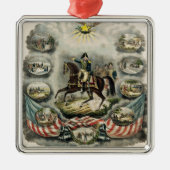 Generaal-majoor William Henry Harrison, c.1813 Metalen Ornament (Voorkant)