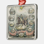 Generaal-majoor William Henry Harrison, c.1813 Metalen Ornament (Links)
