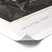 Generaal-majoor William Henry Harrison, gegraveerd Poster (Hoek)