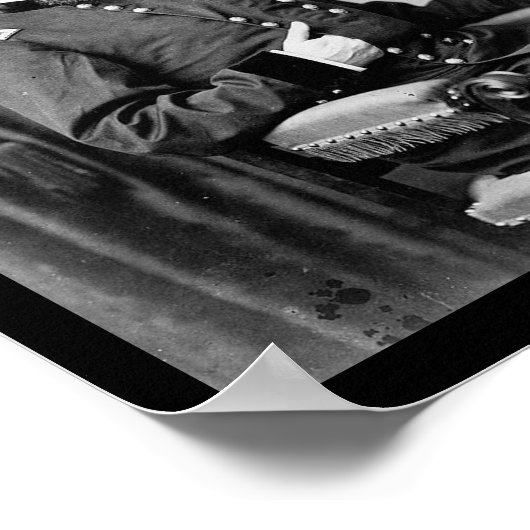 Generaal-majoor Winfield S. Hancock Poster (Hoek)