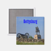 Generaal Meade bij Gettysburg Magnet (Voorkant / Achterkant)