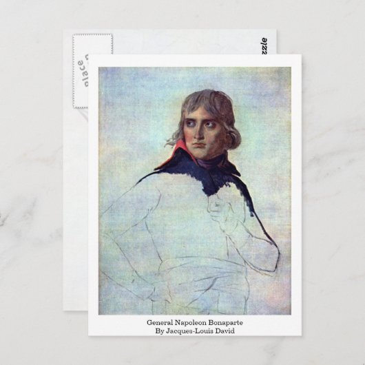 Generaal Napoleon Bonaparte door Jacques-Louis Dav Briefkaart (Voorkant / Achterkant)