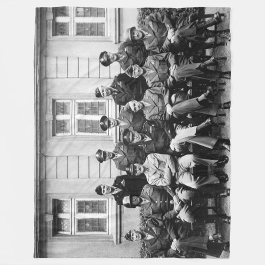 GENERAAL OF WORLD WAR II FLEECE DEKEN (Voorkant)