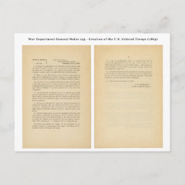 Generaal Orde van de Oorlog 143 Goudde Troops Briefkaart