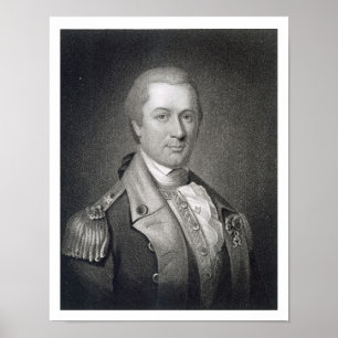 Generaal Otho Holland Williams (1749-94) gegraveer Poster