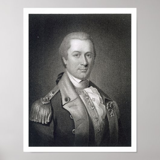 Generaal Otho Holland Williams (1749-94) gegraveer Poster (Voorkant)