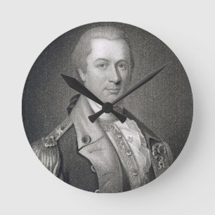 Generaal Otho Holland Williams (1749-94) gegraveer Ronde Klok