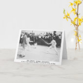 generaal Patton Epee Fencing Note Kaart (Gele Bloem)