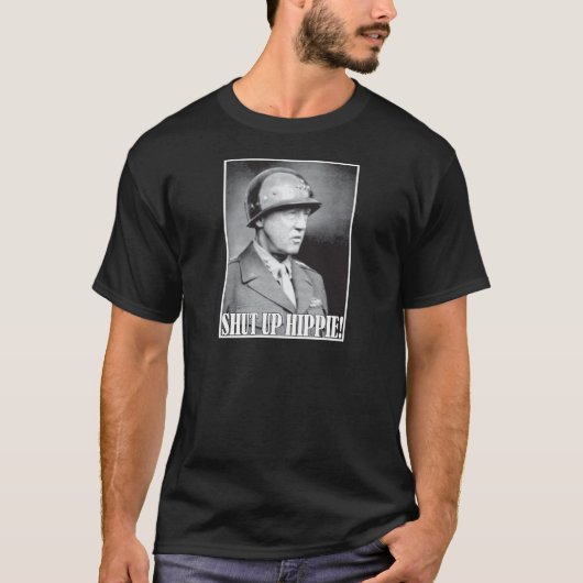 Generaal Patton zegt dat Hou je kop. T-shirt (Voorkant)