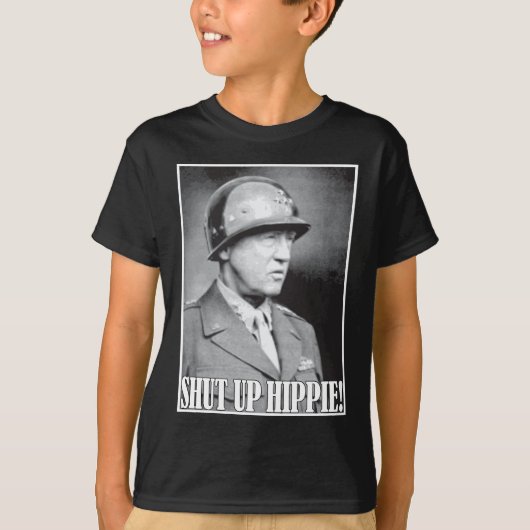 Generaal Patton zegt dat Hou je kop. T-shirt (Voorkant)