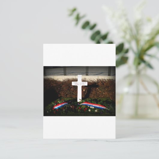 Generaal Patton's graf Briefkaart (Staand voorkant)