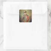 Generaal Paul von Hindenburg, c.1916 Vierkante Sticker (Tas)