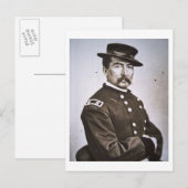 Generaal Philip H. Sheridan (1831-88) (foto) Briefkaart (Voorkant / Achterkant)
