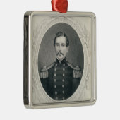 Generaal Pierre Gustave Toutant Beauregard Metalen Ornament (Rechts)