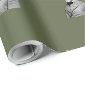 Generaal ⚔️🎩 Robert E. Lee Army Green Cadeaupapier (Rol Hoek)