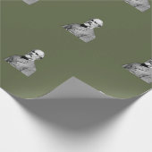 Generaal ⚔️🎩 Robert E. Lee Army Green Cadeaupapier (Hoek)