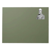 Generaal Robert E. Lee Army Green Notitieblok (Voorkant)