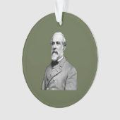 Generaal ⚔️🎩 Robert E. Lee Army Green Ornament (voorkant)