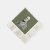 Generaal ⚔️🎩 Robert E. Lee Army Green Servetten (Hoek)