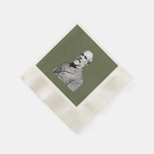 Generaal ⚔️🎩 Robert E. Lee Army Green Servetten (Hoek)
