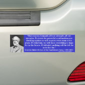 Generaal Robert E. Lee, Bumber 4 Bumpersticker (Op auto)