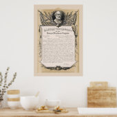 Generaal Robert E. Lee Farewell Adres Poster (Keuken)