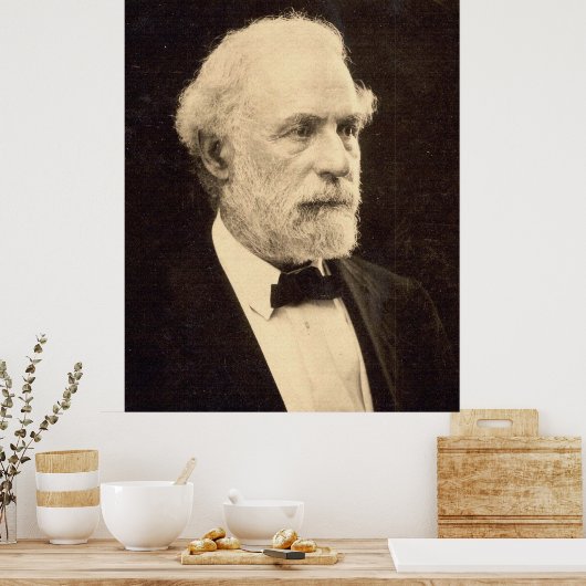 Generaal Robert E. Lee in 1869 door Michael Miley Poster (Keuken)