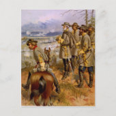 Generaal Robert E. Lee in Fredericksburg door A Og Briefkaart (Voorkant)