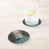 Generaal Robert E. Lee Zandsteen Onderzetter (Zijkant)