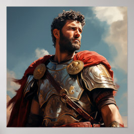Generaal Roman Maximus als Gladiator Poster - Anci
