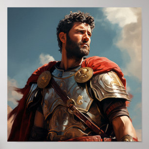 Generaal Roman Maximus als Gladiator Poster - Anci