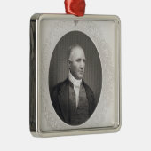Generaal Samuel Houston Metalen Ornament (Rechts)