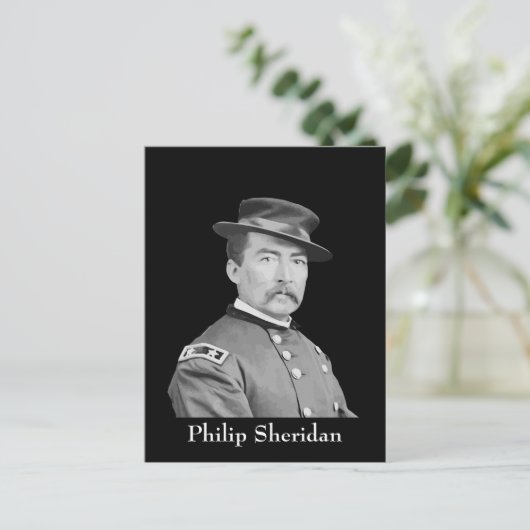 Generaal Sheridan Briefkaart (Staand voorkant)