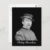 Generaal Sheridan Briefkaart (Voorkant / Achterkant)