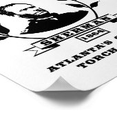 Generaal Sherman - Atlanta's oorspronkelijke torch Poster (Hoek)