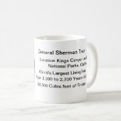 Generaal Sherman Giant Sequoia Tree Koffiemok (Voorkant rechts)