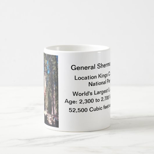 Generaal Sherman Giant Sequoia Tree Koffiemok (Center)