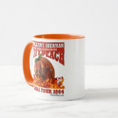 Generaal Sherman 'Heat a Peach' Tour 1864 Mok (Voorkant links)