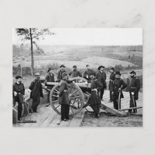 Generaal Sherman in Atlanta, 1864 Briefkaart