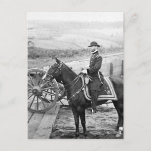 Generaal Sherman in Atlanta, 1864 Briefkaart