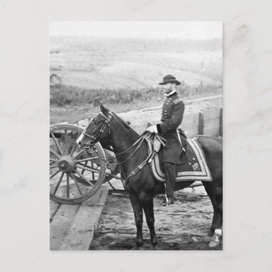 Generaal Sherman in Atlanta, 1864 Briefkaart (Voorkant)