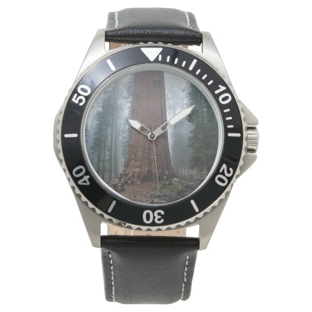 Generaal Sherman Tree, Sequoia, CA Horloge (Voorkant)