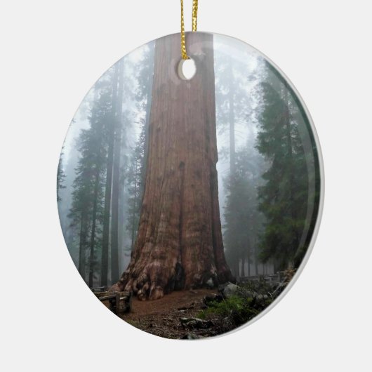 Generaal Sherman Tree, Sequoia, CA Keramisch Ornament (Links)