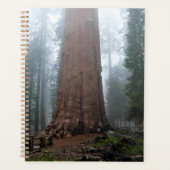 Generaal Sherman Tree, Sequoia, CA Planner (Voorkant)