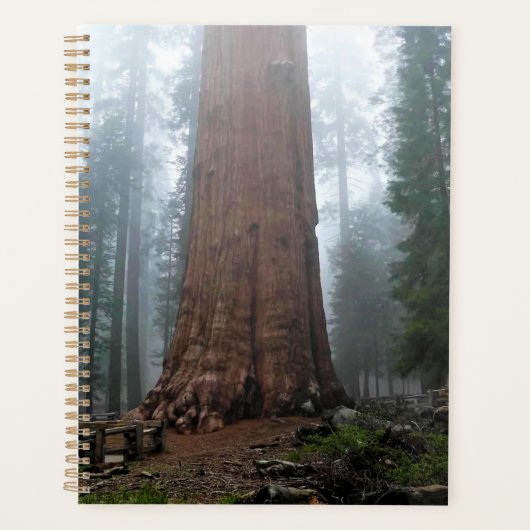 Generaal Sherman Tree, Sequoia, CA Planner (Voorkant)
