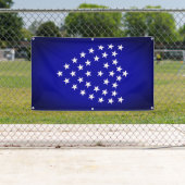 Generaal Sherman's Battle Flag Banner (verticaal) (Insitu)