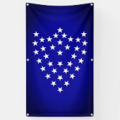 Generaal Sherman's Battle Flag Banner (verticaal) (Verticaal)