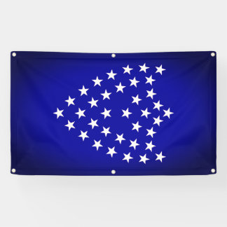 Generaal Sherman's Battle Flag Banner (verticaal)